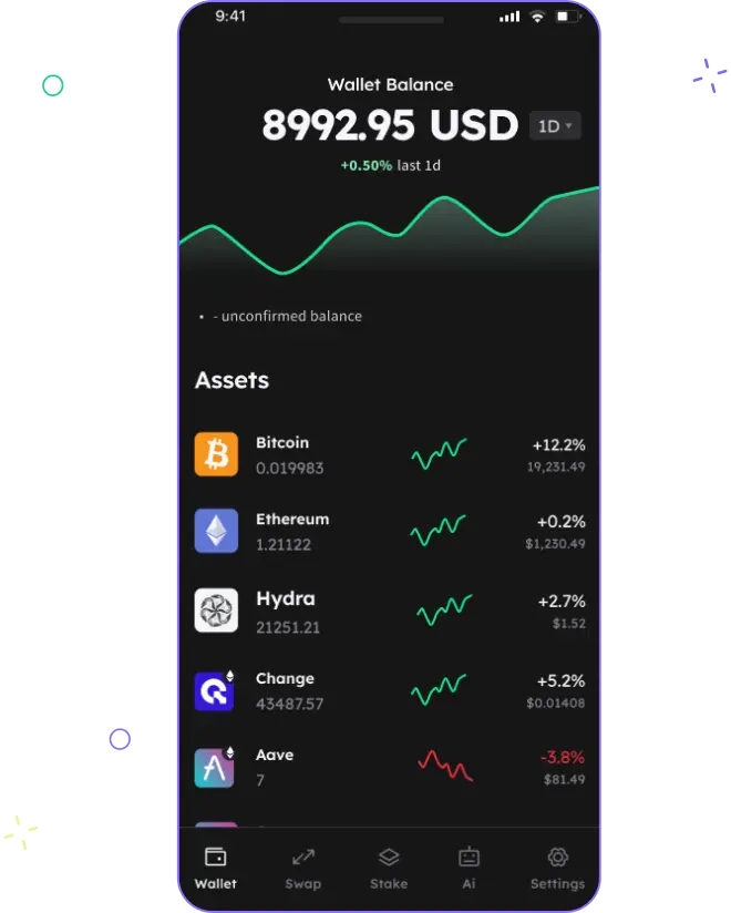 Changex Crypto Wallet Sell